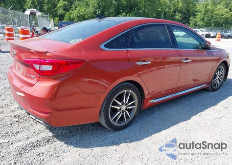 2015 Hyundai Sonata Sport 2.0T from USA, damaged, VIN 5NPE34AB1FH048879
